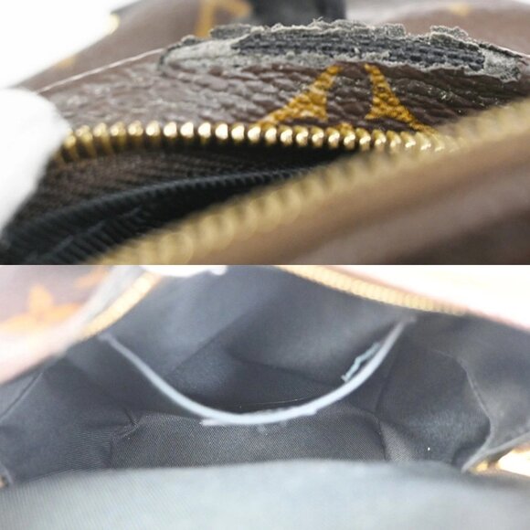 LOUIS VUITTON Palm Spring PM Backpack Bag Monogram Leather Brown M41560 27ZA122 main image 7